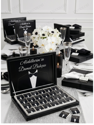 Damat Bohçası Çikolatası: Siyah Etiket