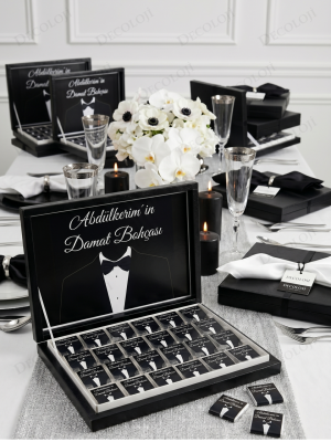 Damat Bohçası Çikolatası: Siyah Etiket