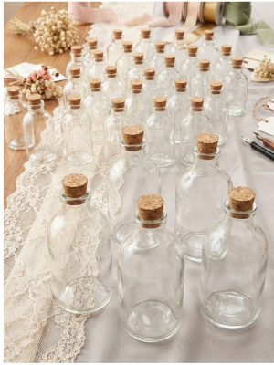 Mantar Tıpalı Cam Şişe