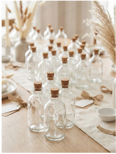 Malzeme - Mantar Tıpalı Cam Şişe