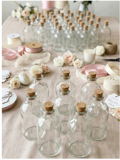 Malzeme - Mantar Tıpalı Cam Şişe