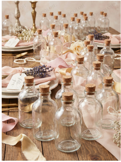 Malzeme - Mantar Tıpalı Cam Şişe