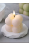 Nikah Şekeri - Beyaz Bubble Mum