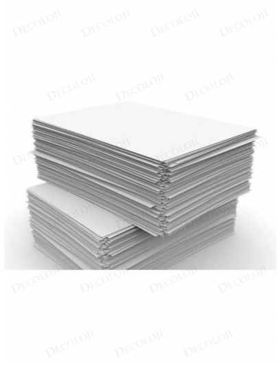 Malzeme - A4 250 gr/m² Kalın Beyaz Fotokopi Kağıdı