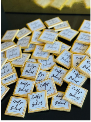 Kişiye Özel Sargılı Madlen Çikolata