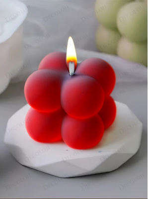 Kırmızı Bubble Mum