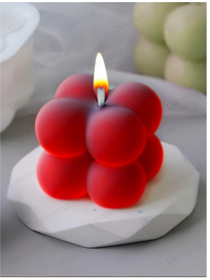 Kırmızı Bubble Mum