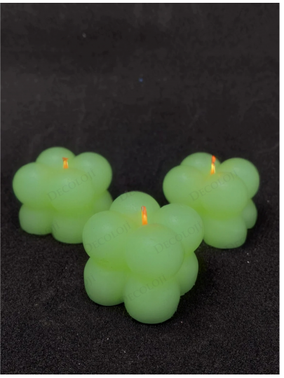 Nikah Şekeri - Yeşil Bubble Mum