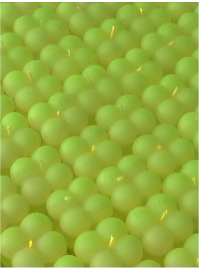 Nikah Şekeri - Yeşil Bubble Mum