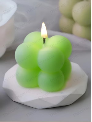 Yeşil Bubble Mum