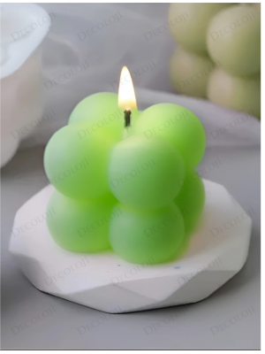 Yeşil Bubble Mum