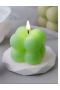 Nikah Şekeri - Yeşil Bubble Mum