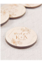 Nikah Şekeri - Yuvarlak MDF Magnet Hediyelik