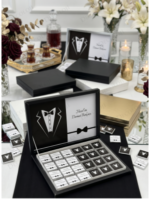 Damat Bohçası Çikolatası: Karma Etiket