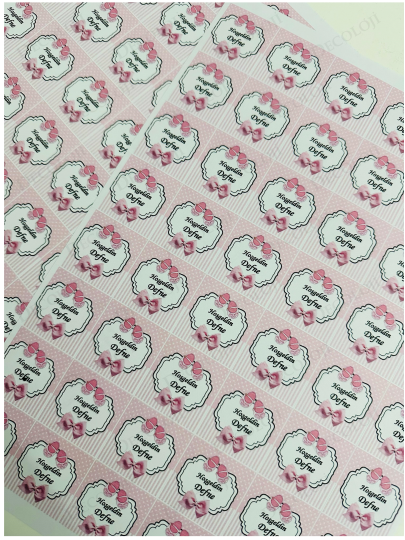 Malzeme - Yapışkanlı Kağıt Hoş Geldin Bebek İsim Etiketi: Tasarım 1