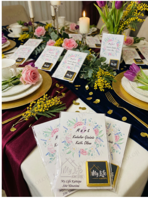 8 Mart Dünya Kadınlar Günü Kart & Çikolata Hediyelik