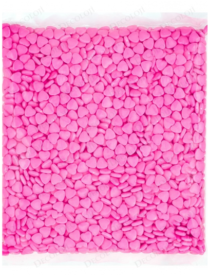 Malzeme - Kalp Şekilli Pembe Renkli Sıkı Şekerleme Malzeme - Kalp Şekilli Pembe Renkli Sıkı Şekerleme