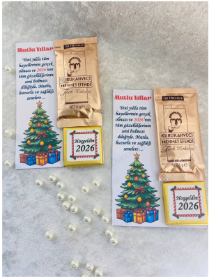 Hoşgeldin 2027 Yılbaşı Hediyesi, Kahve & Çikolata Kart Set Hoşgeldin 2027 Yılbaşı Hediyesi, Kahve & Çikolata Kart Set