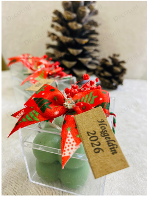 Hoşgeldin 2027 Yılbaşı Hediyesi, Yeşil Bubble Mum