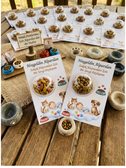 Kedi Mamalı & Patili Bebek Hatıra Kartı Yenidoğan Erkek Bebek Hediyelik Kedi Mamalı & Patili Bebek Hatıra Kartı Yenidoğan Erkek Bebek Hediyelik